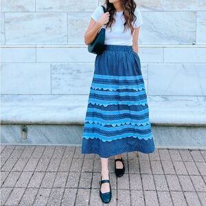 Sea New York Quilted Maxi Skirt